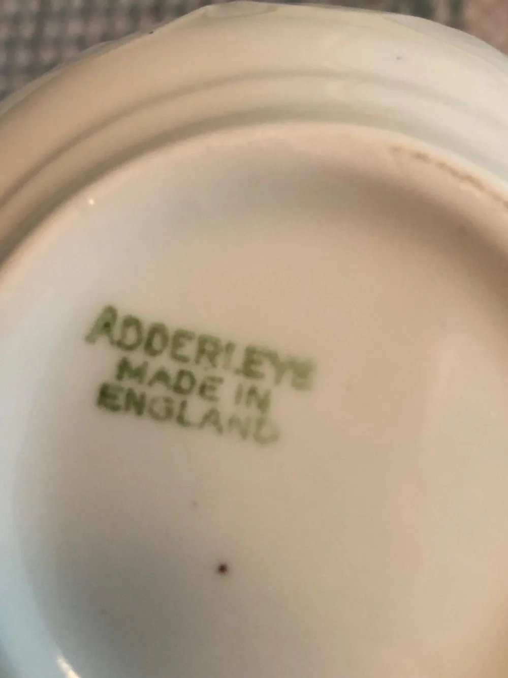 Adderleys Bone China Pitcher